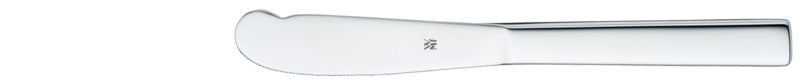 Buttermesser aus Edelstahl, glänzend.