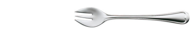 Edelstahlgabel für Gastronomiebedarf.