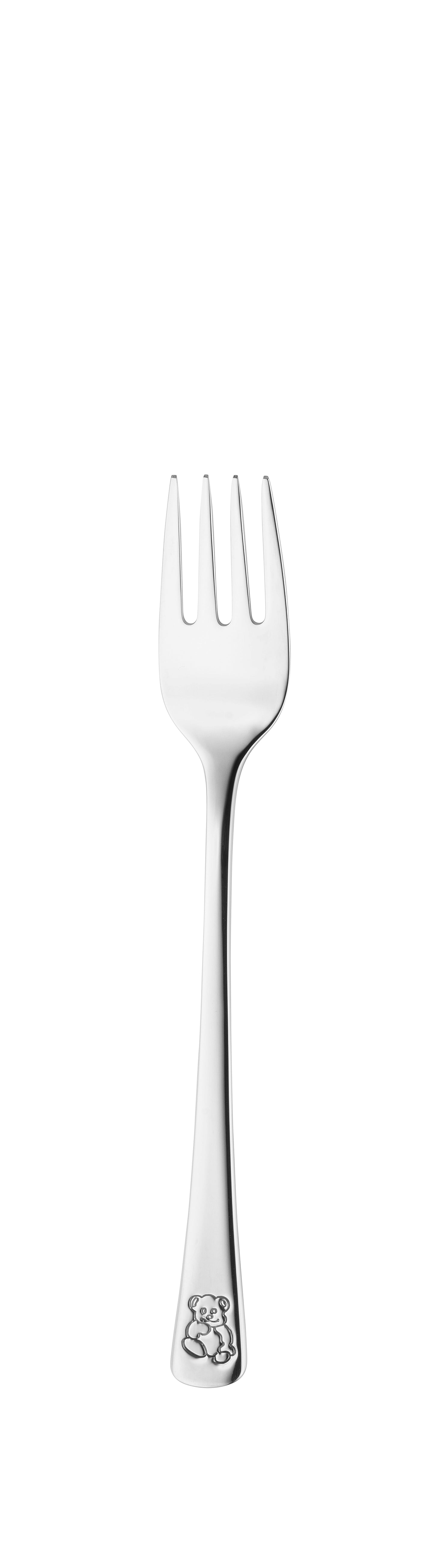 Gabel mit Bärenmotiv auf Griff.