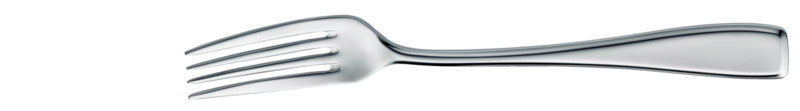 Edelstahlgabel für Gastronomiebedarf.