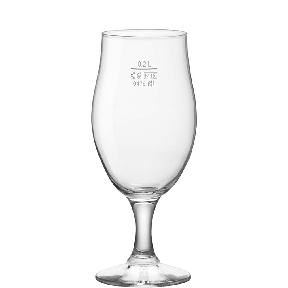 Bierglas mit Eichstrich 0,2L.