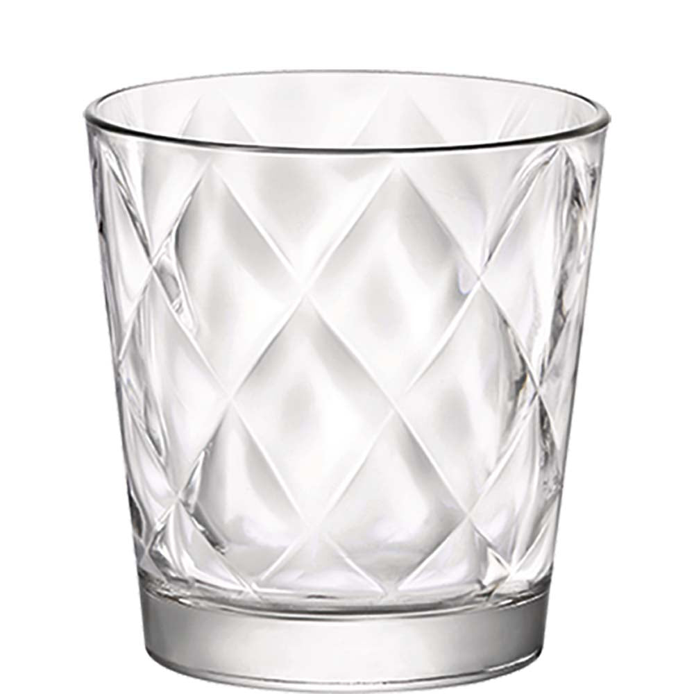 Kristallglas-Glas mit Diamantmuster