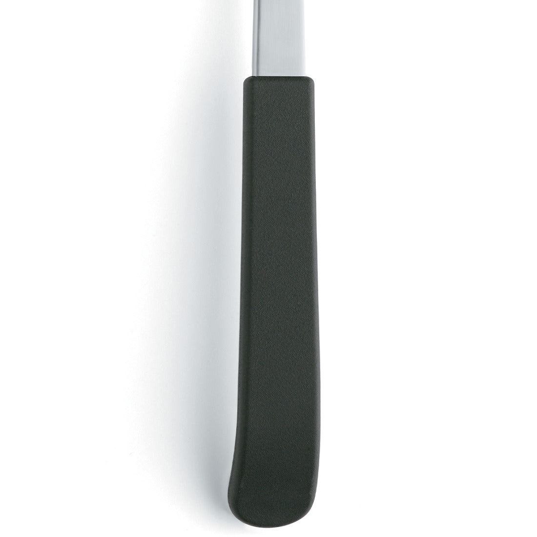 Fleischgabel mit schwarzem Griff.