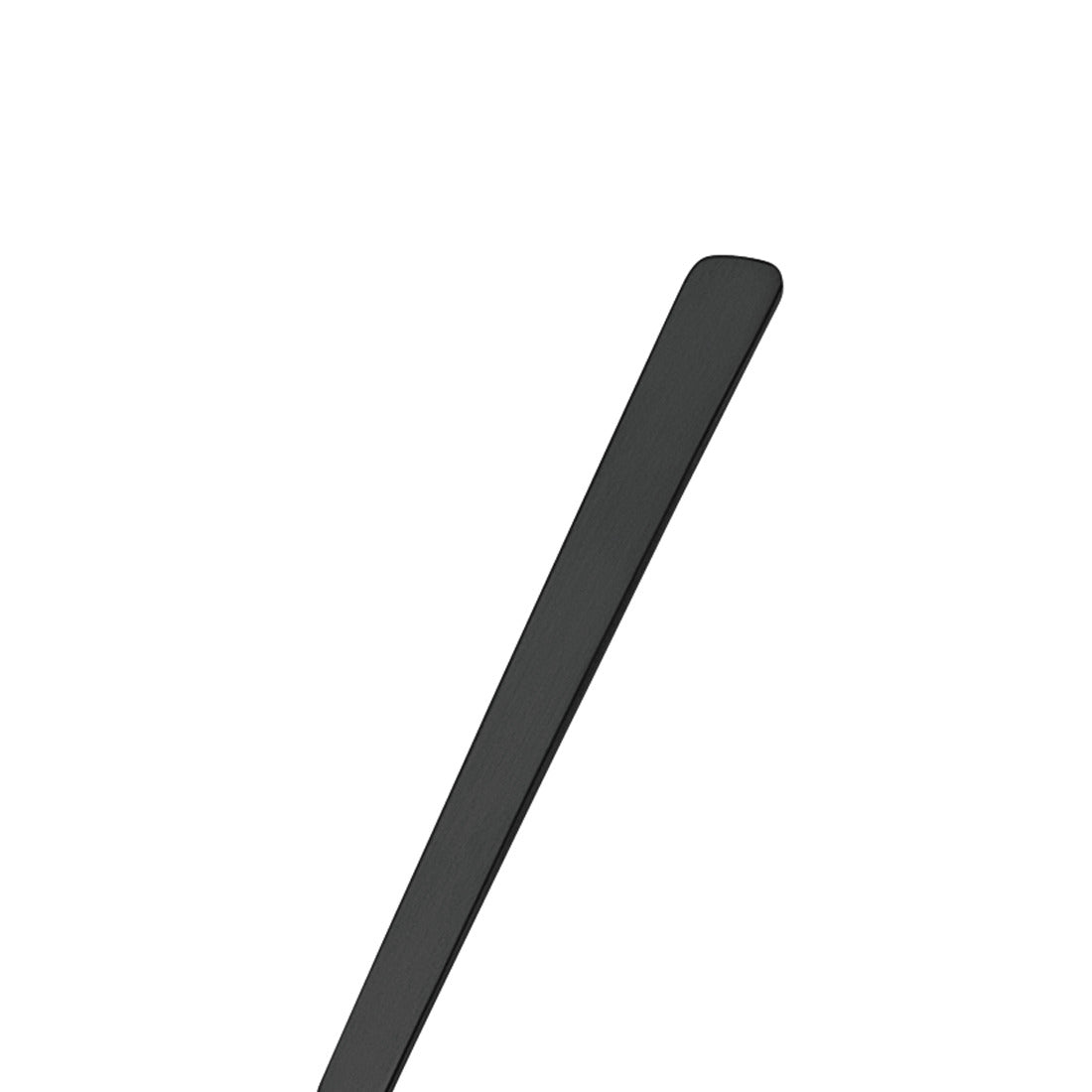 Schwarze Gabel mit zwei Zinken.
