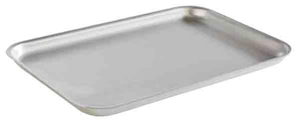 Metalltablett für Gastronomiebedarf.