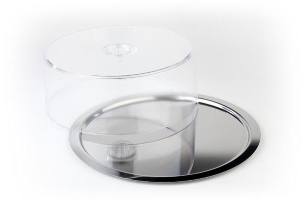 Tablett mit Haube -FINESSE-, Ø 38 cm, H: 13 cm