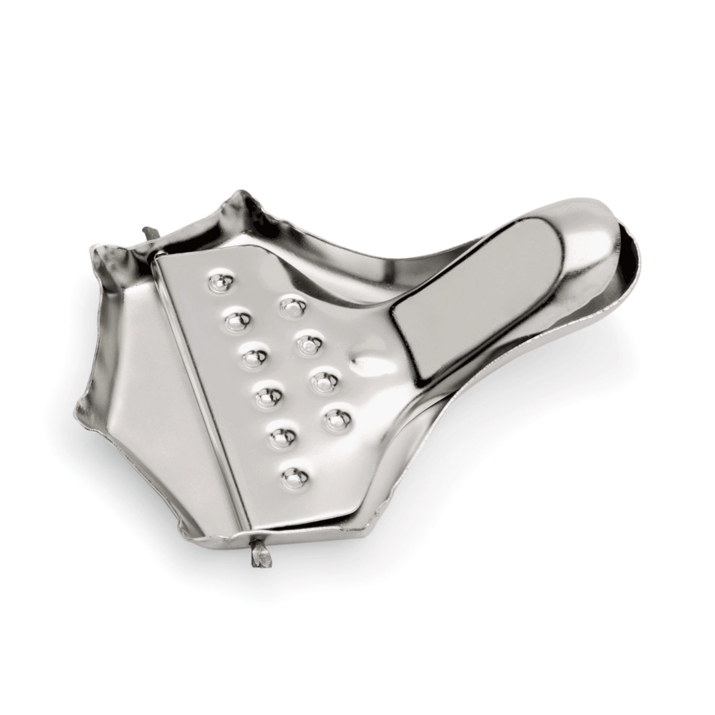 Metallischer Trüffelhobel für Gastronomie.