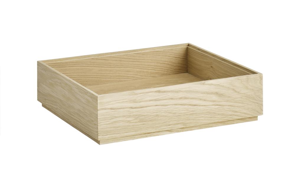 Holzkiste für Gastronomiebedarf.