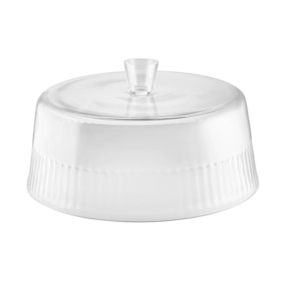 Glasdeckel auf Kuchenplatte