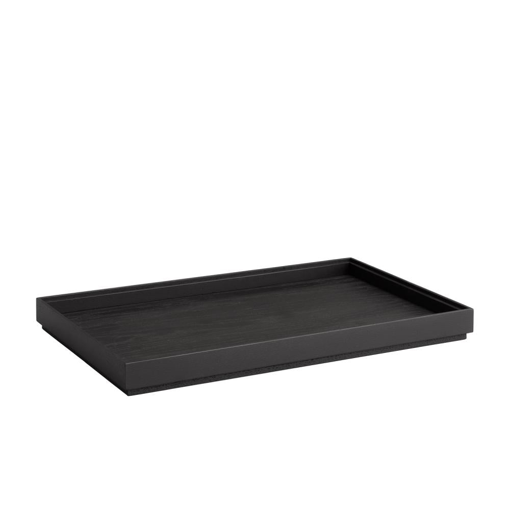 Schwarzes Serviertablett für Gastronomie