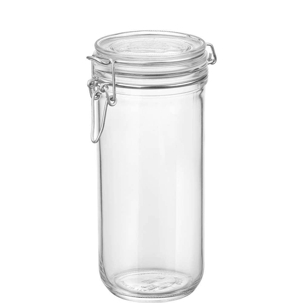 Glasbehälter mit Metallverschluss