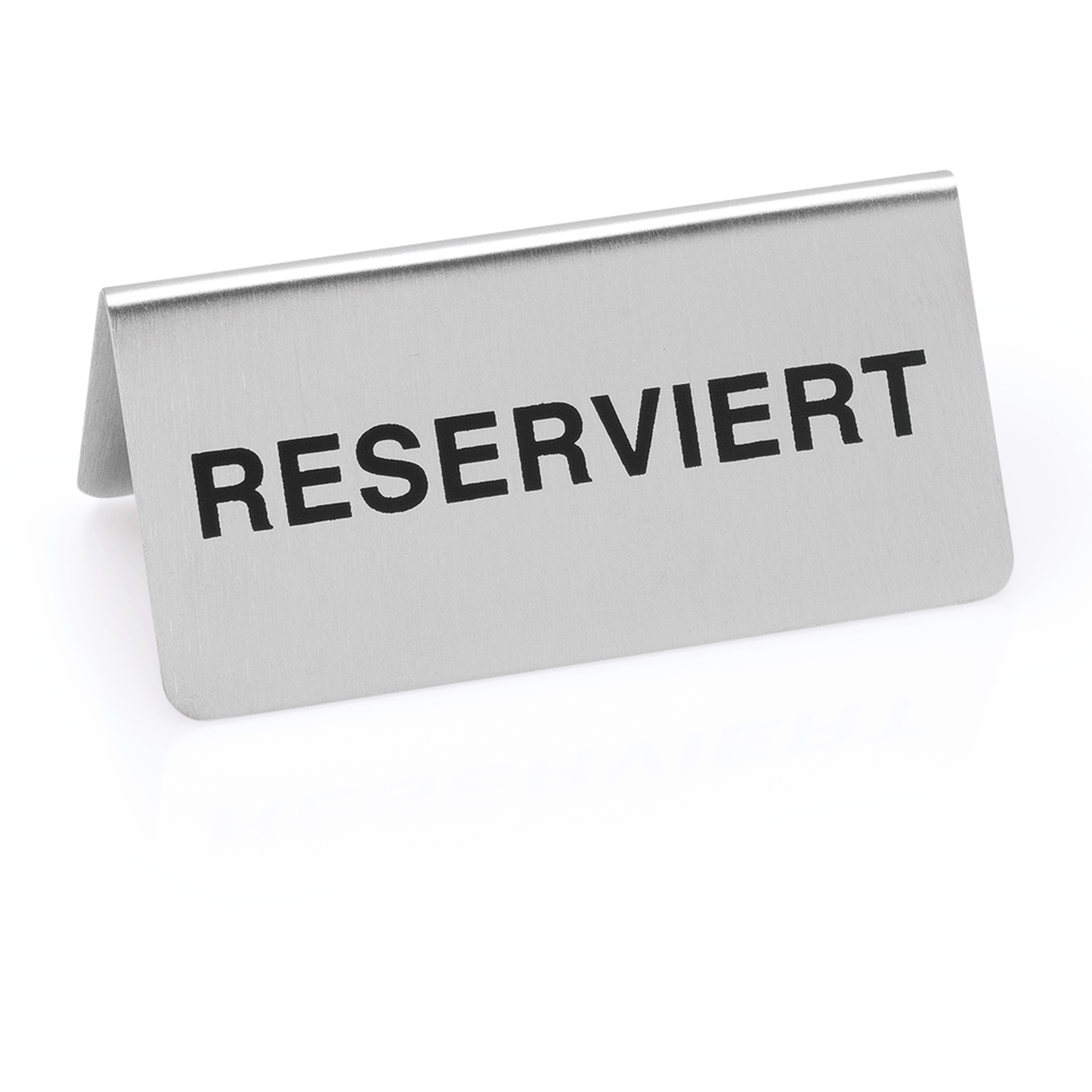 Reserviert-Schild aus Metall.
