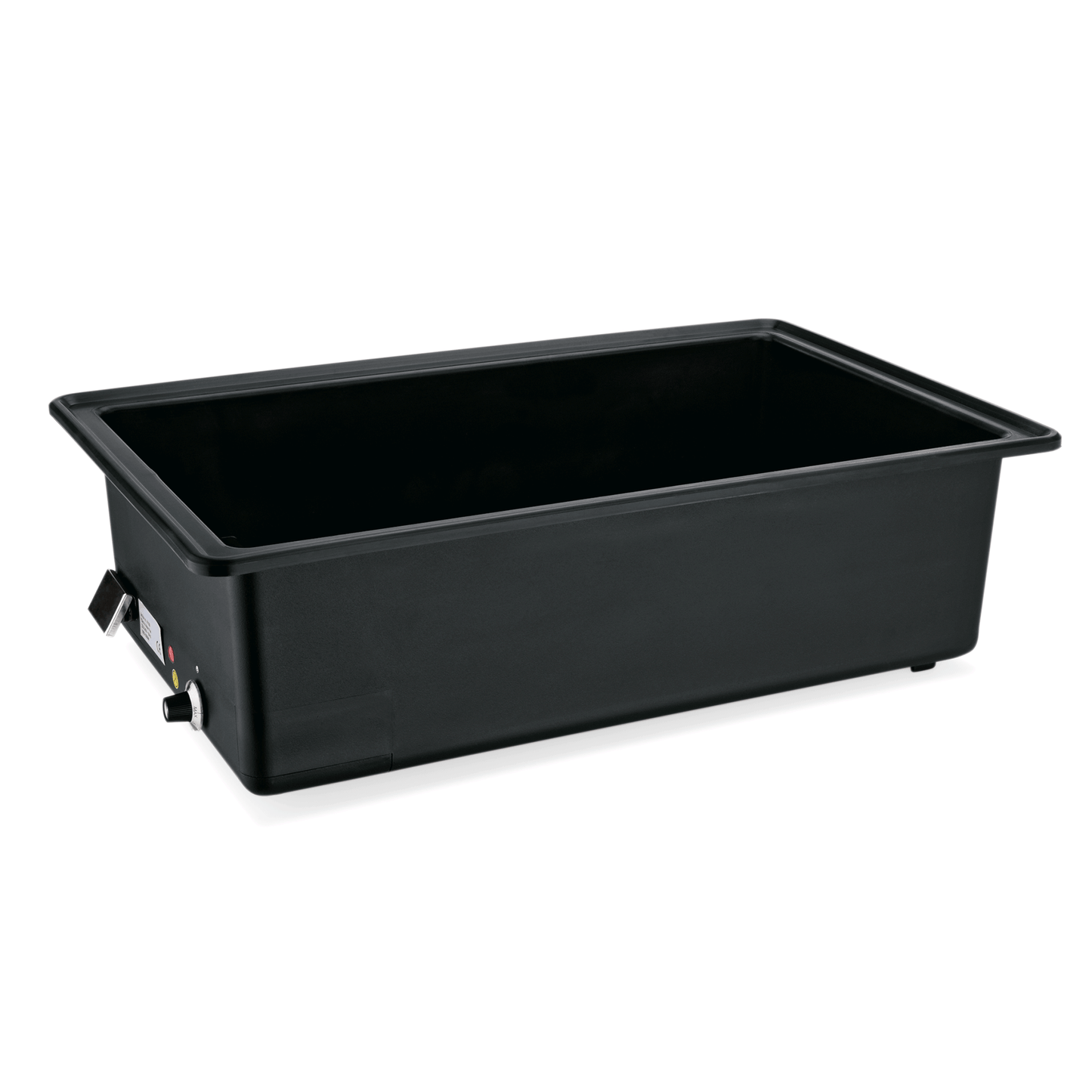 Schwarze GN-Behälter für Gastronomie.