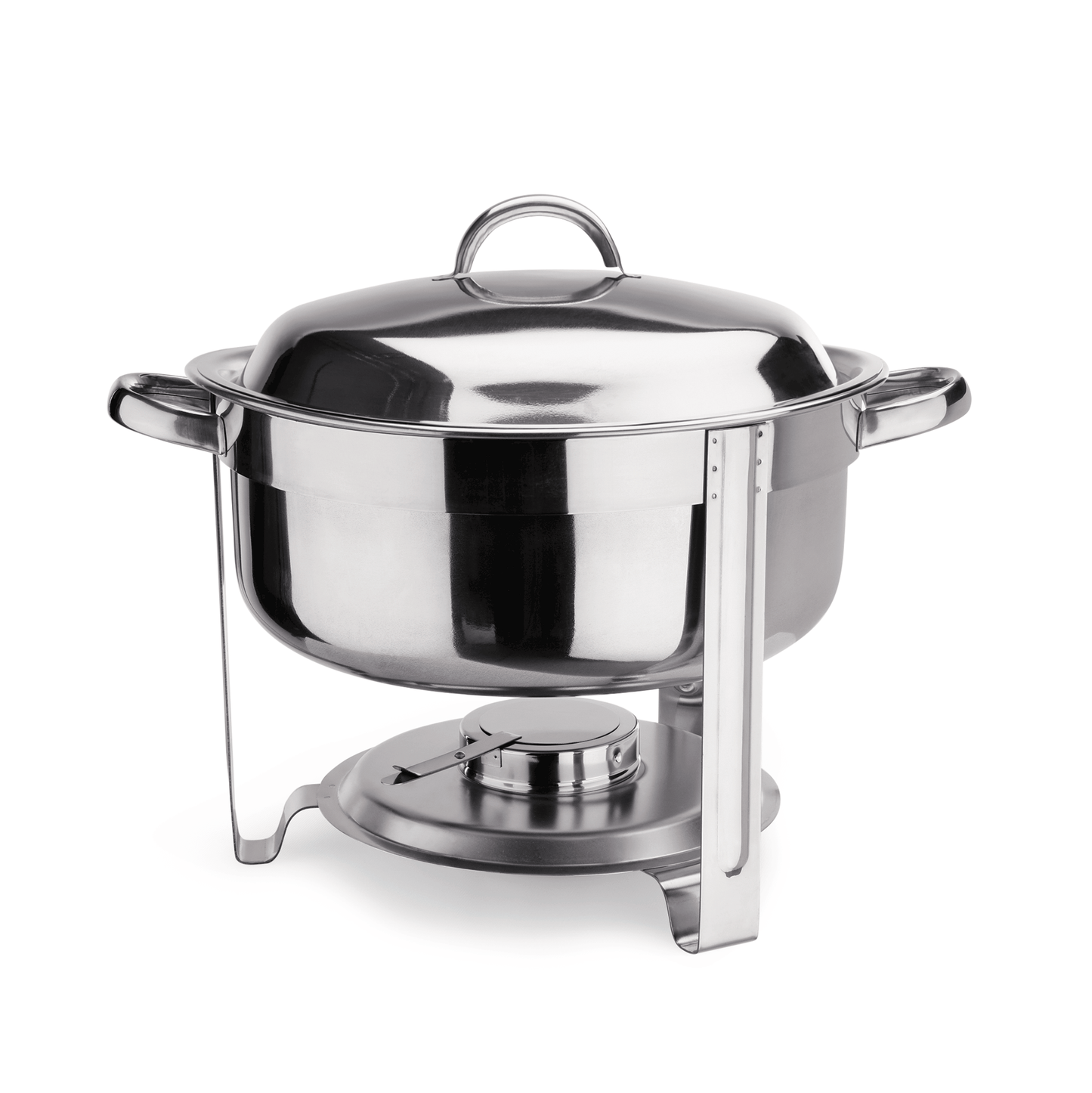 Chafing Dish aus Edelstahl.