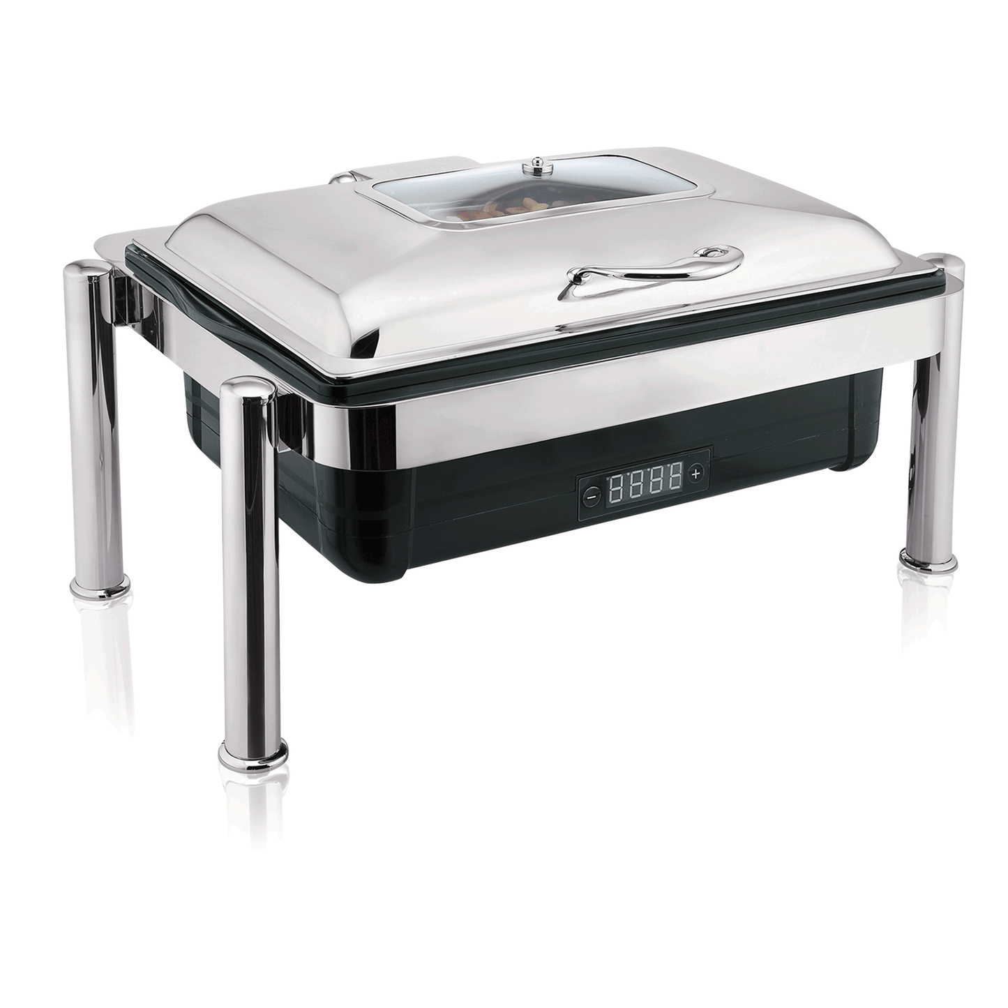 Chafing Dish mit digitaler Anzeige.
