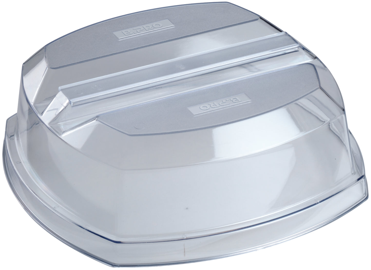 Transparente Kunststoff-Abdeckung für Tabletts.