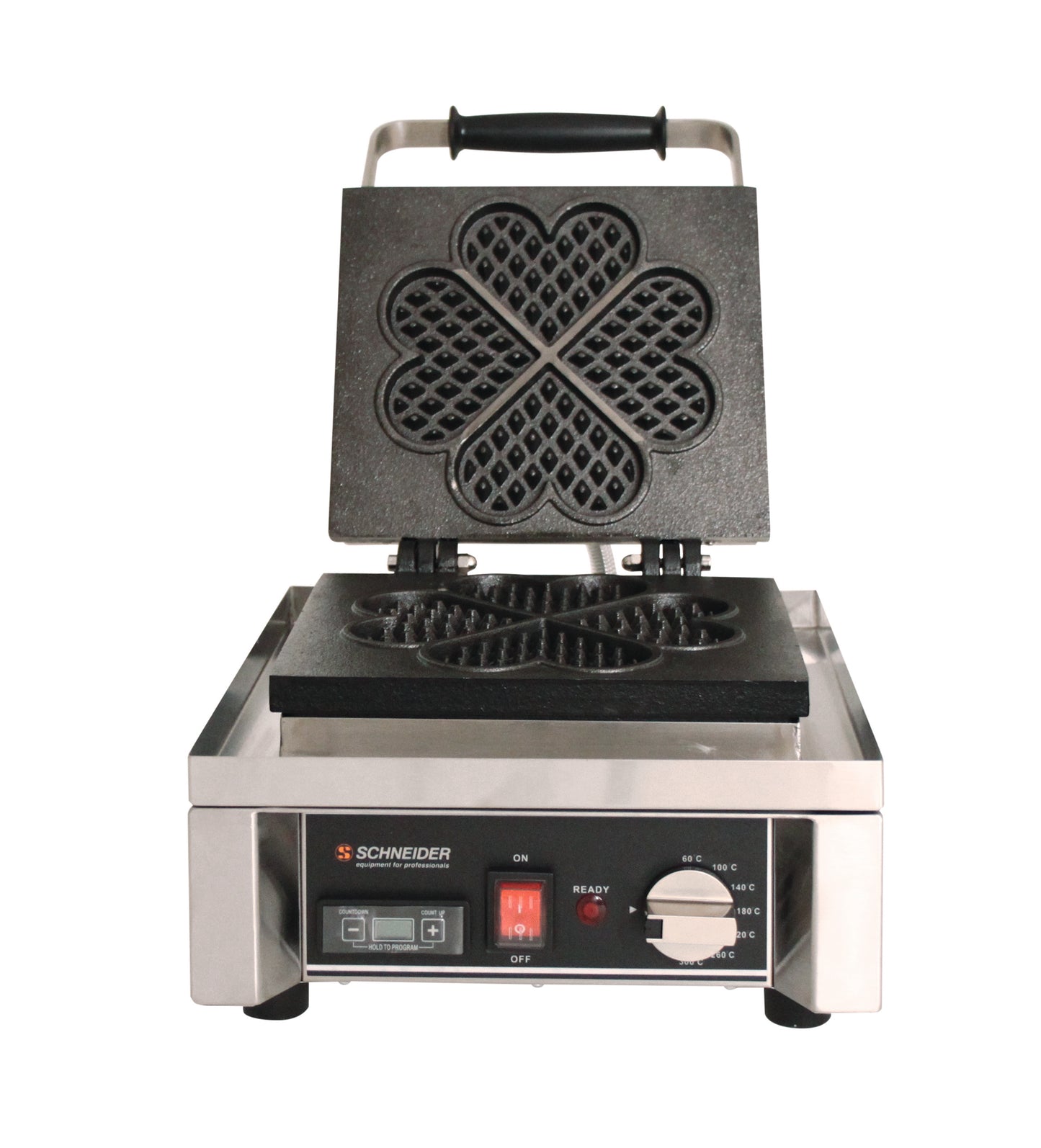 Waffeleisen für Gastronomiebedarf.