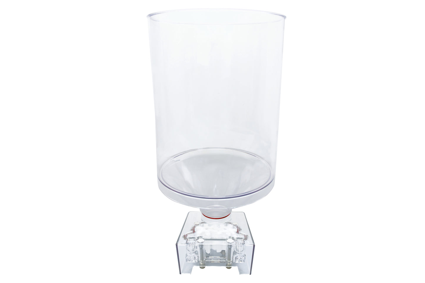 Transparenter Behälter für Gastronomie.