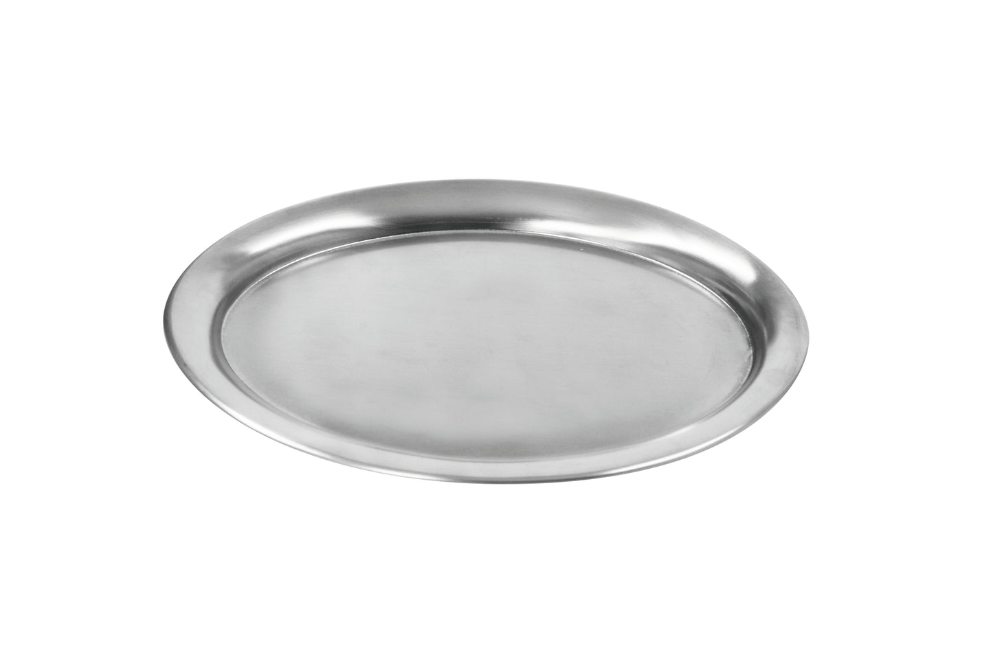 Edelstahlservierplatte für Gastronomie.