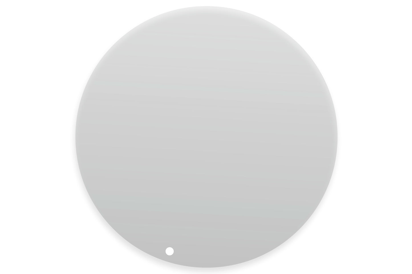 Leerer Teller auf weißem Hintergrund.