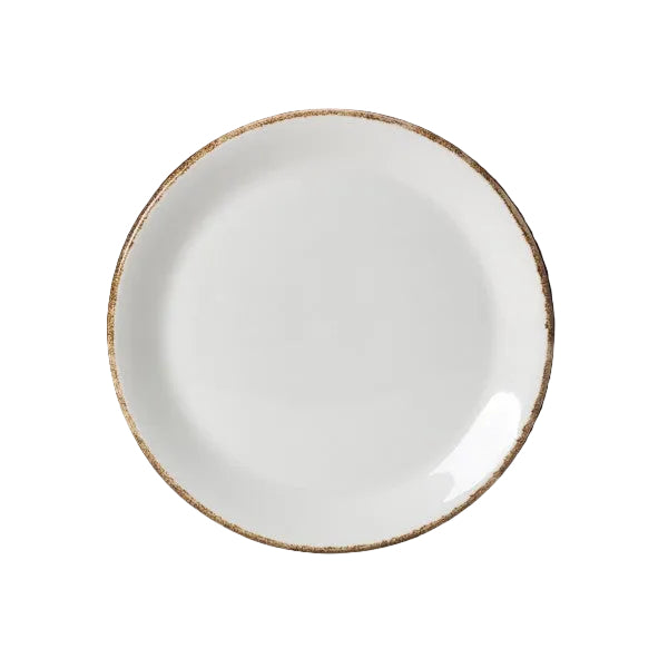 Brown Dapple Coupe Plate 25.25cm (10")