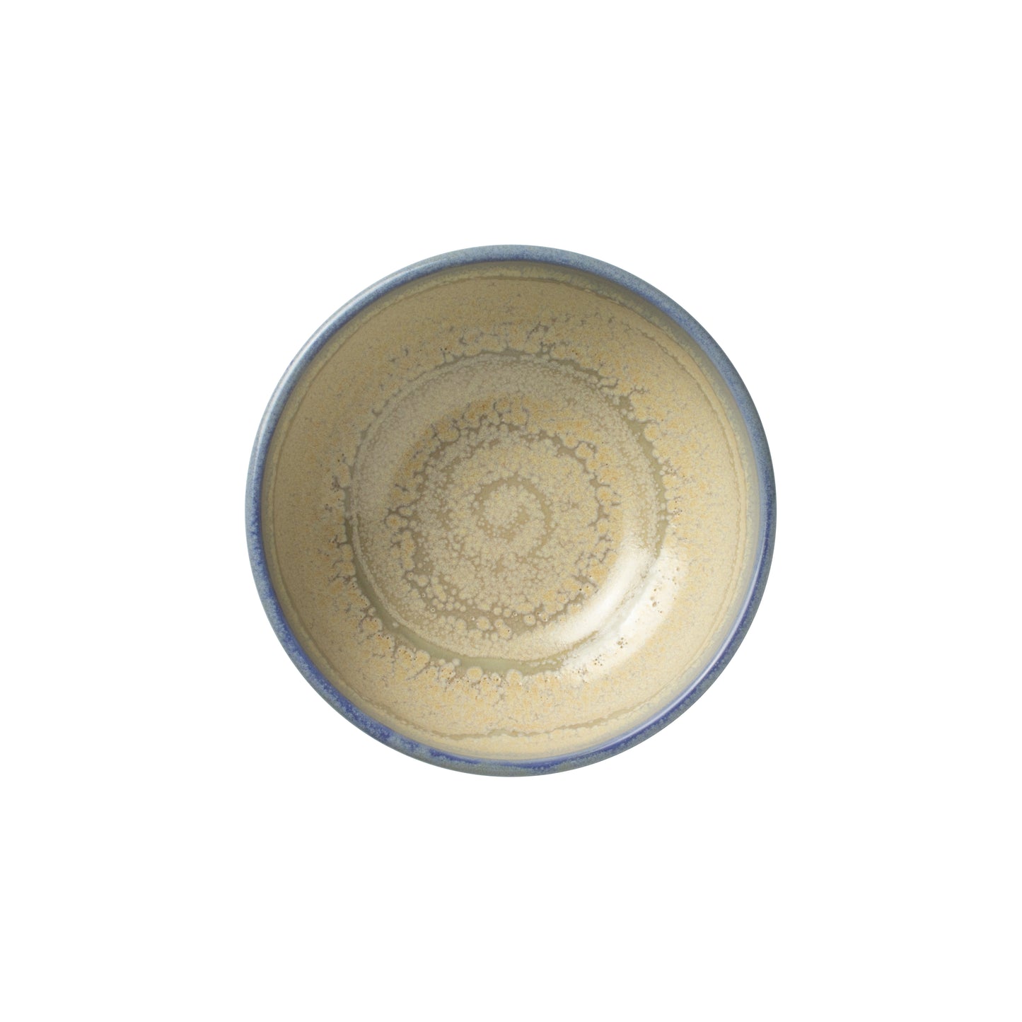 Keramikteller mit spiralförmigem Muster.