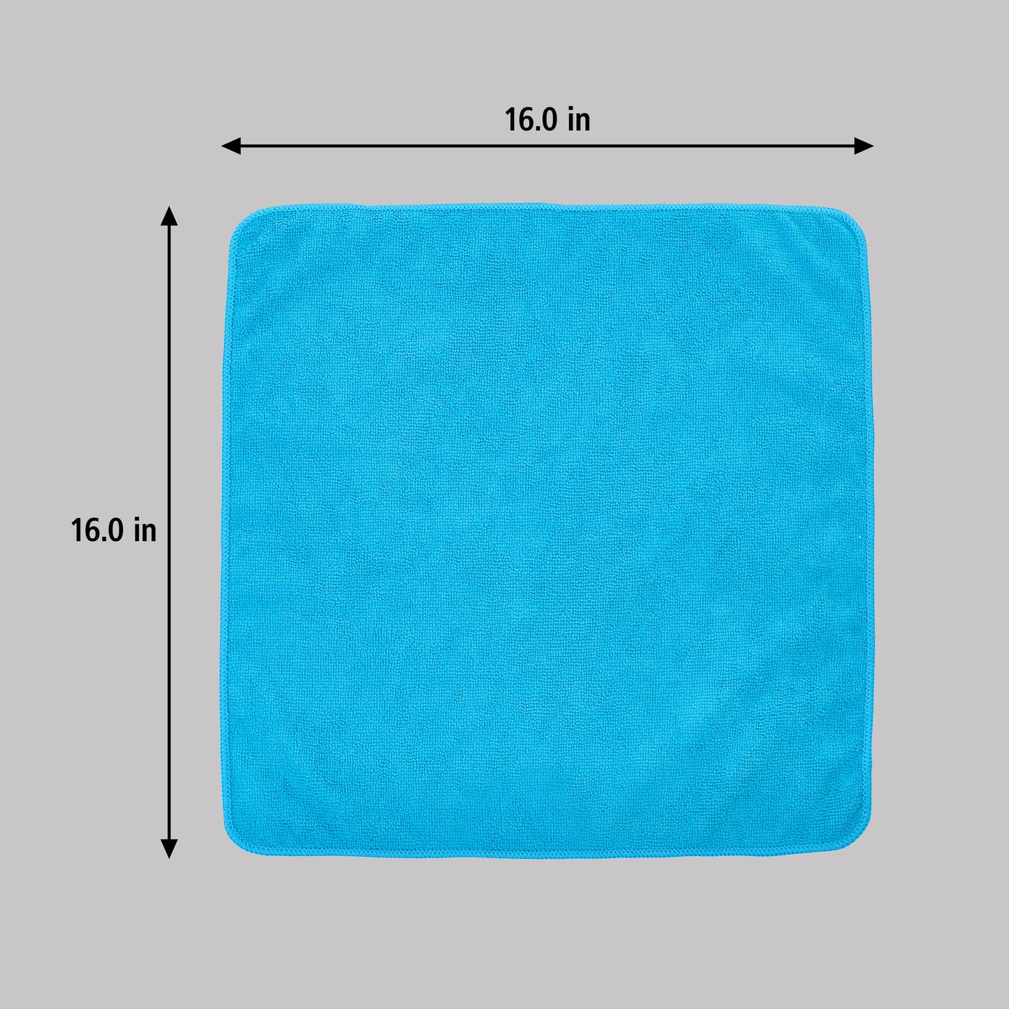 HYGEN™ r‑40 Mikrofasertuch aus Recyclingmaterial, 41 × 41 cm, blau