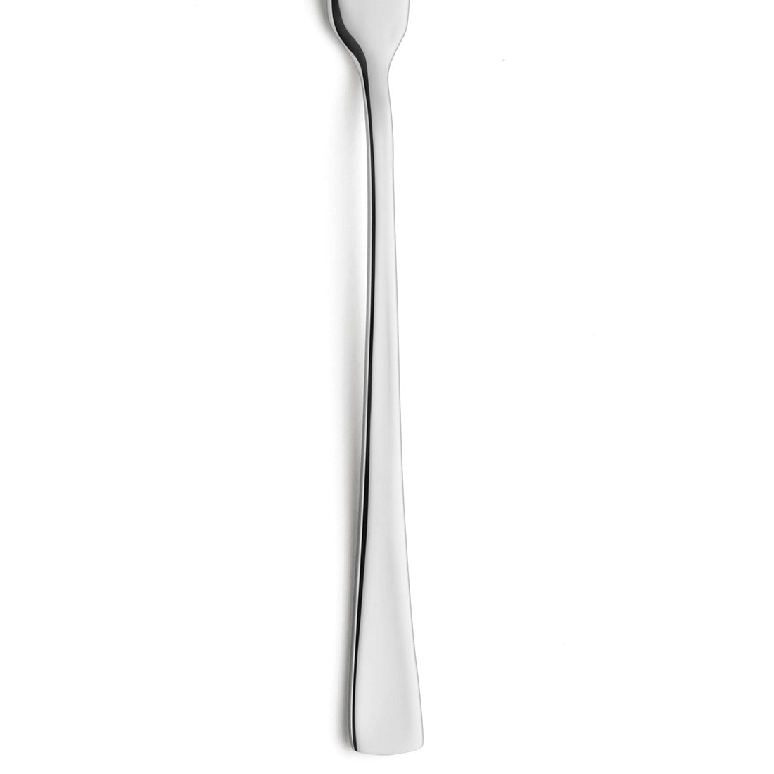 Buttermesser aus Edelstahl, schlicht.
