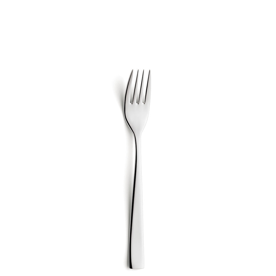 Gabel auf weißem Hintergrund, minimalistisch