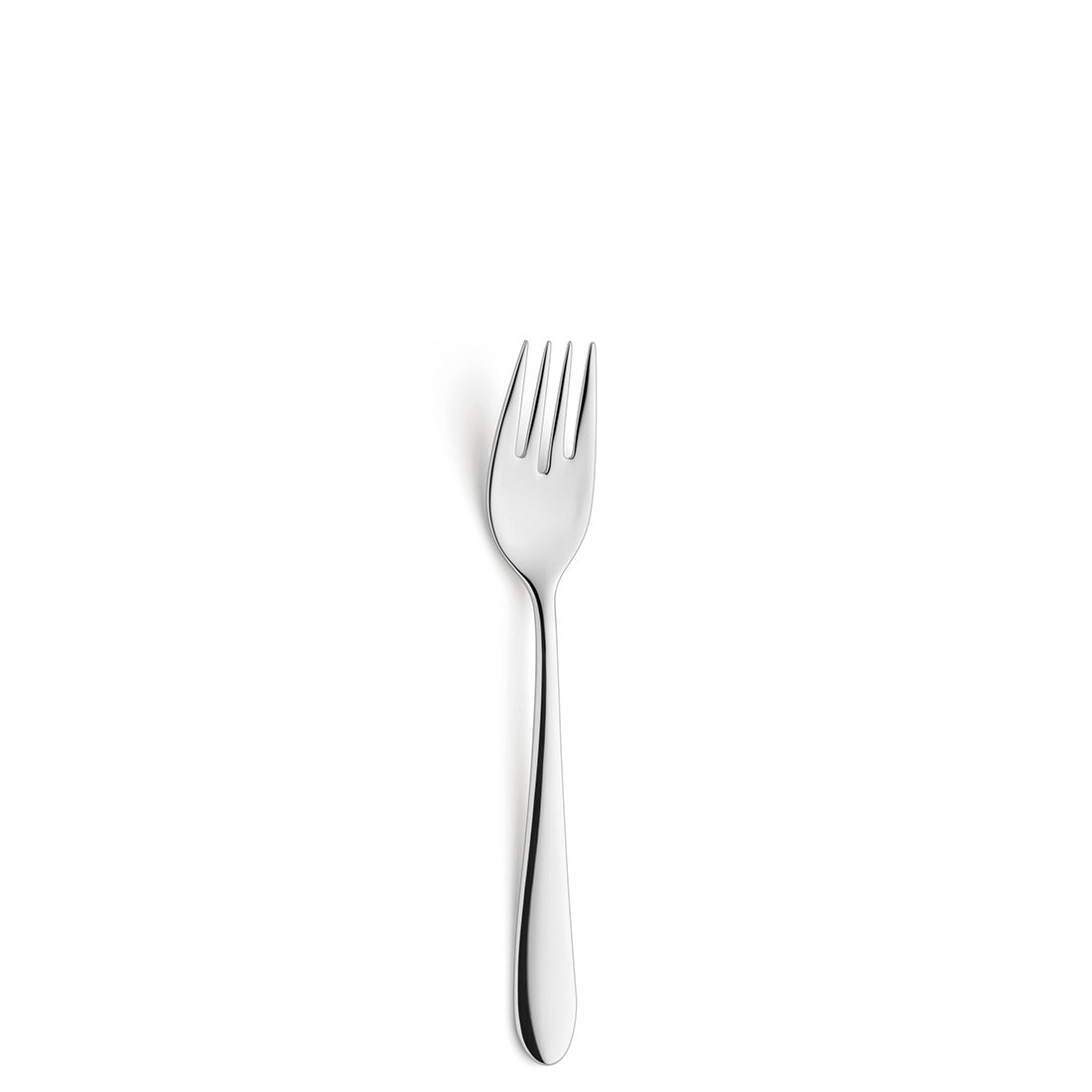 Gabel auf weißem Hintergrund, minimalistisch