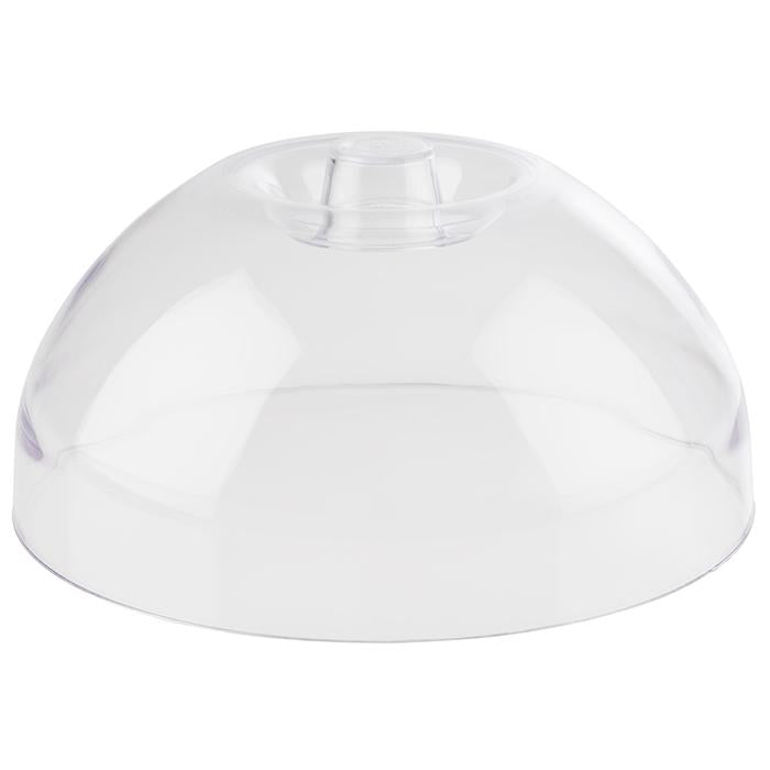 Transparente Kunststoff-Abdeckhaube für Speisen.