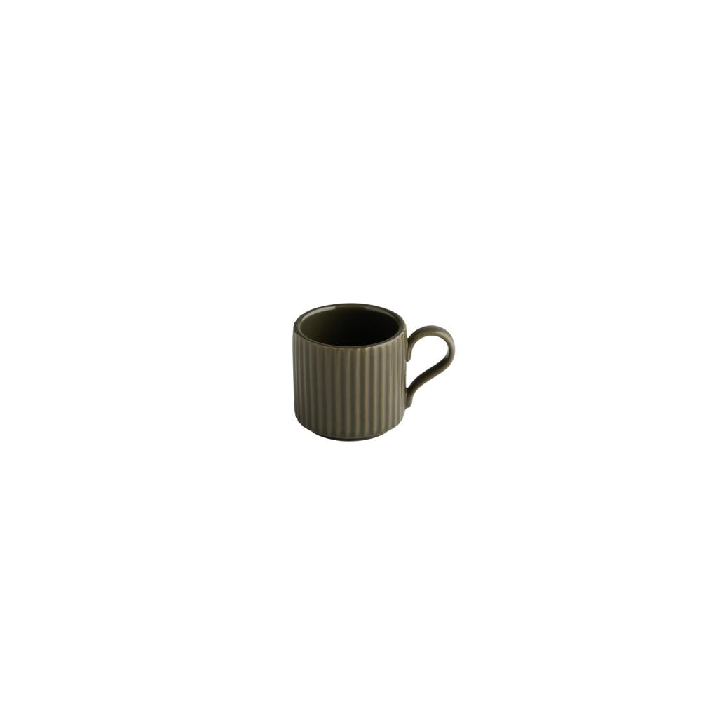 Kaffeetasse auf weißem Hintergrund