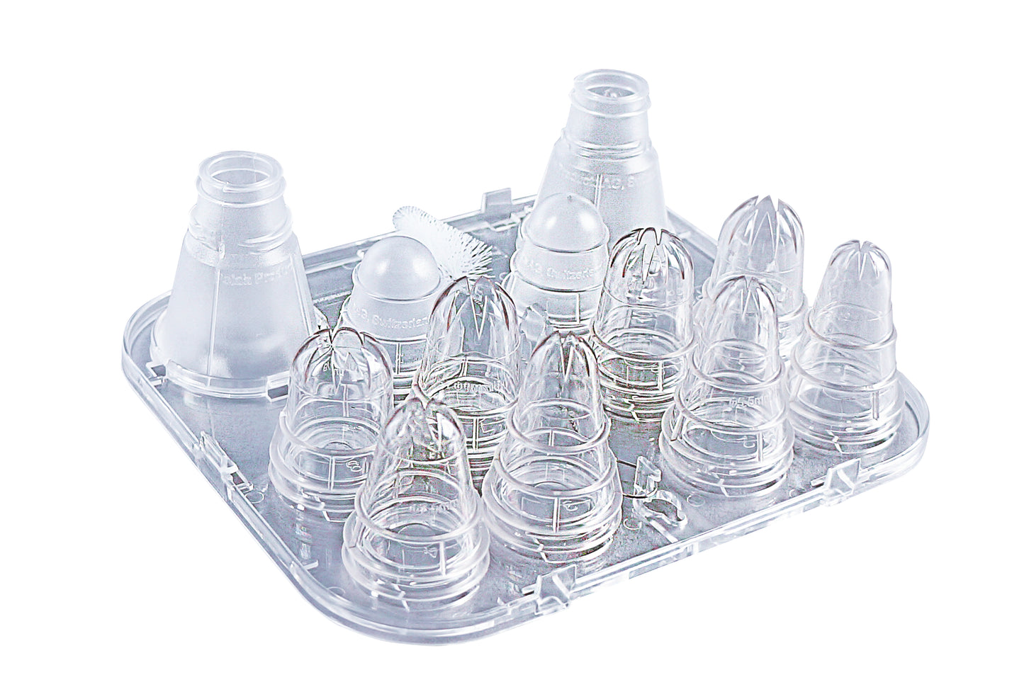 Transparente Becher für Gastronomie.