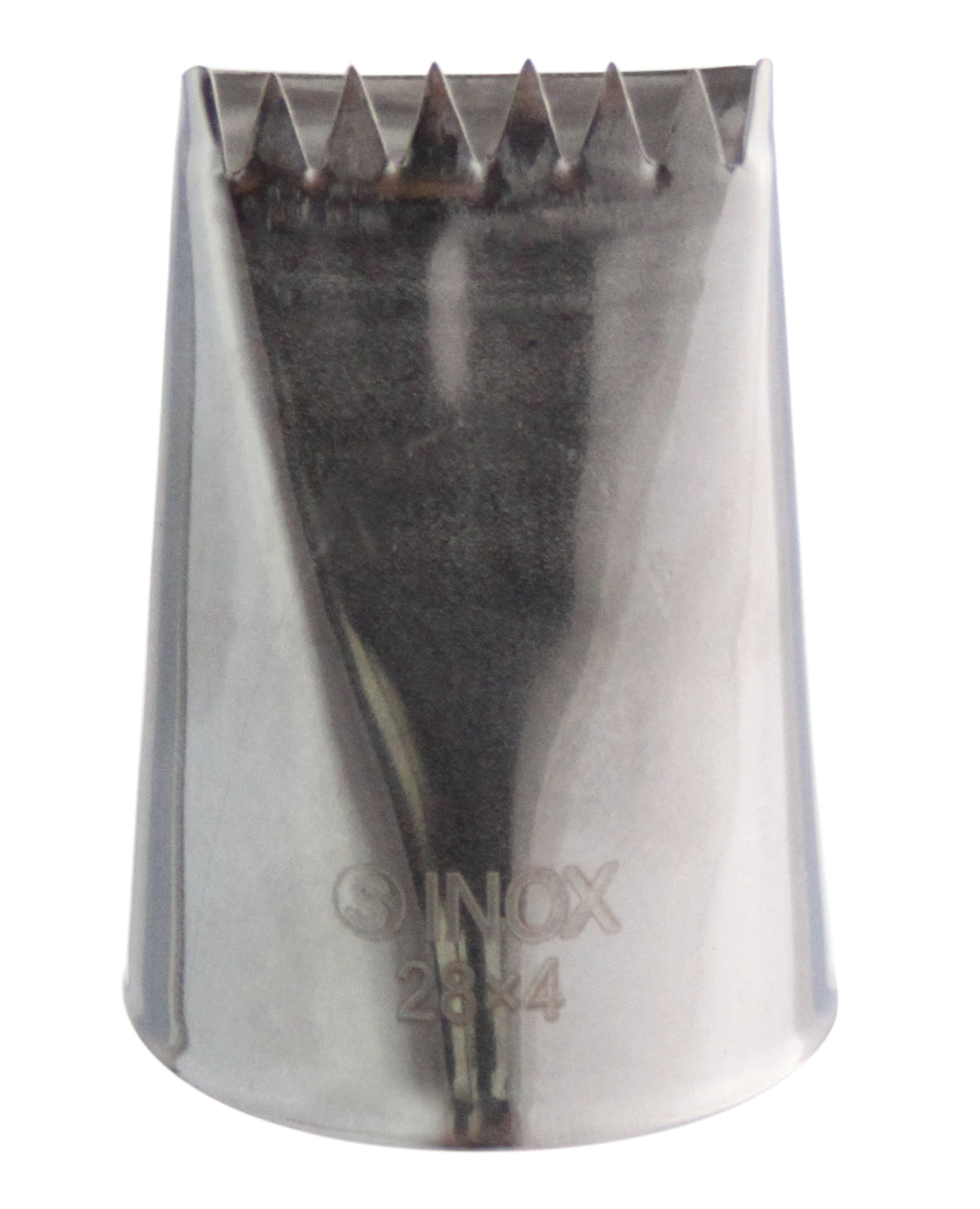 Gastronomie Spritzbeutel Aufsatz Edelstahl.