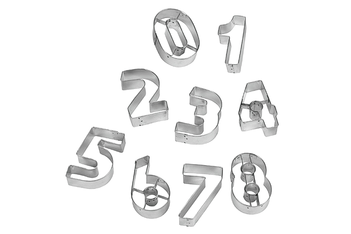 Zahlen-Ausstechformen für Gastronomie.