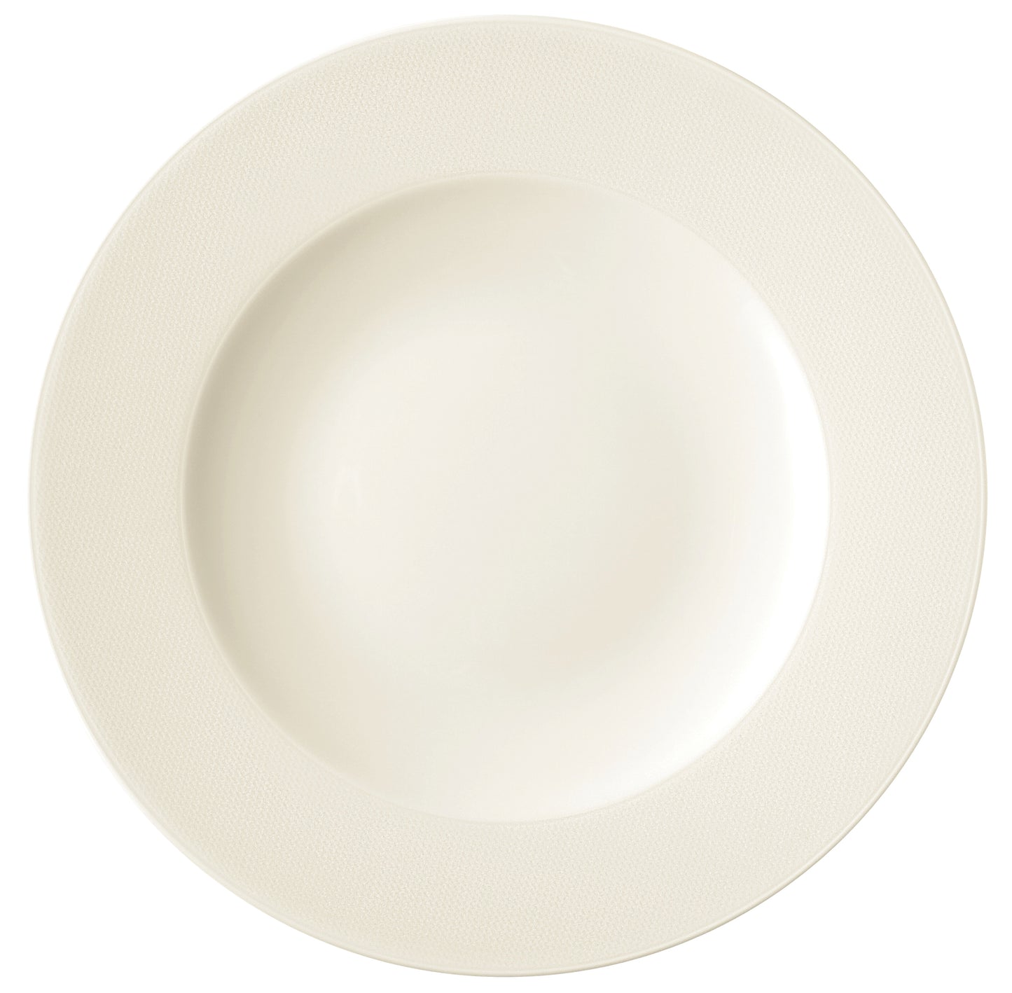 Weißer, leerer Porzellanteller, Gastronomie