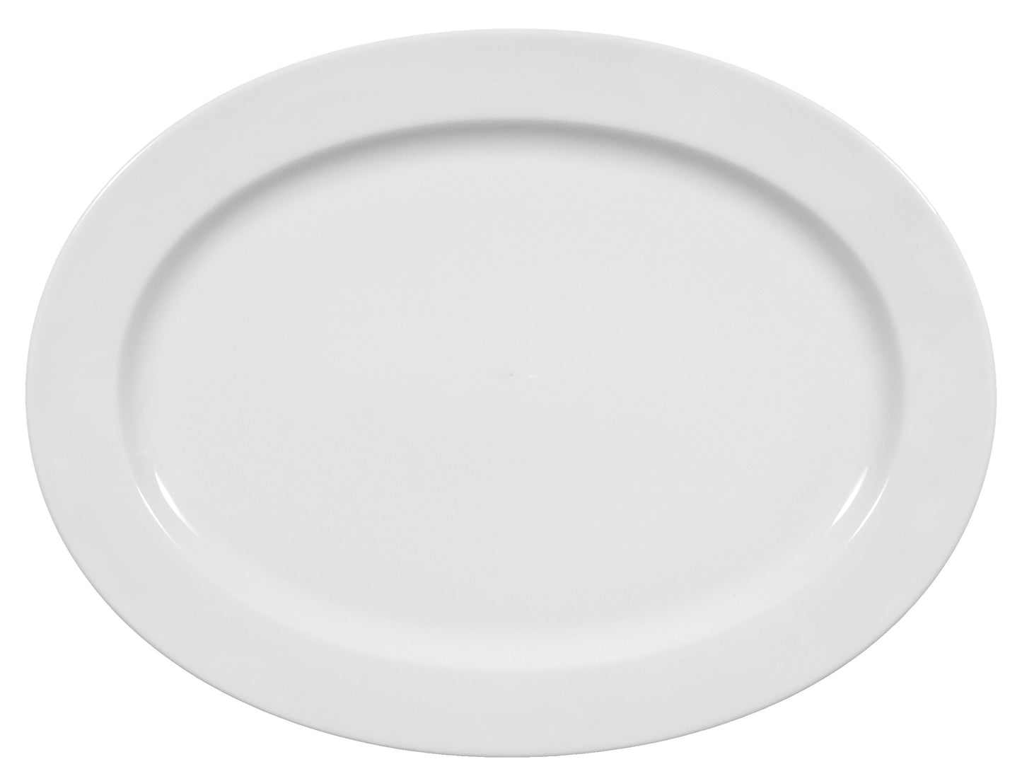 Weißer, leerer Porzellanteller, Gastronomie