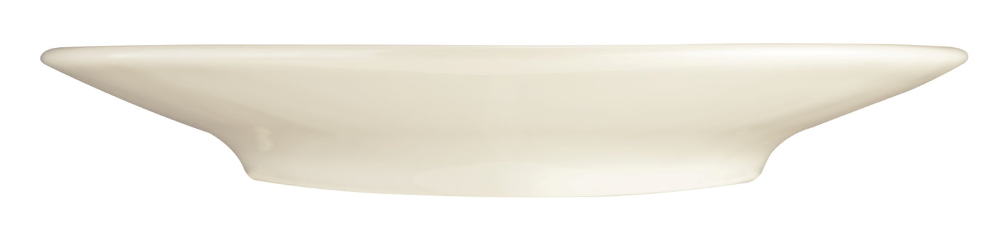 Leerer weißer Gastronomie-Teller.
