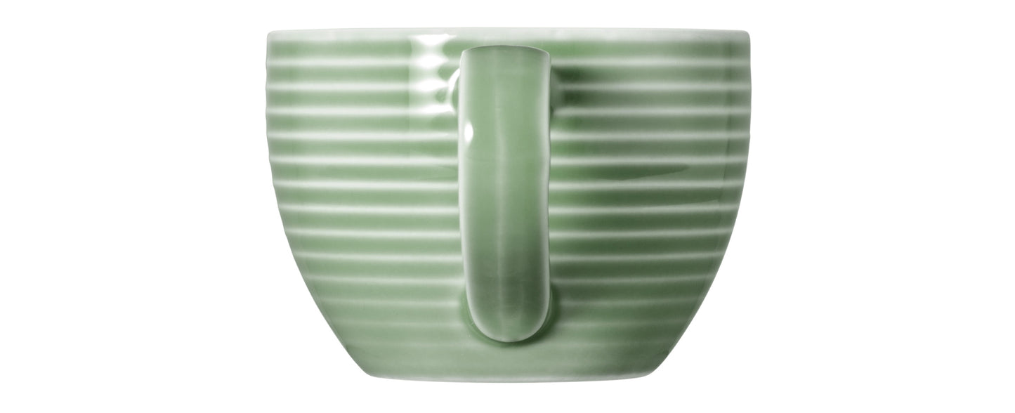 Grüne Kaffee- oder Teetasse