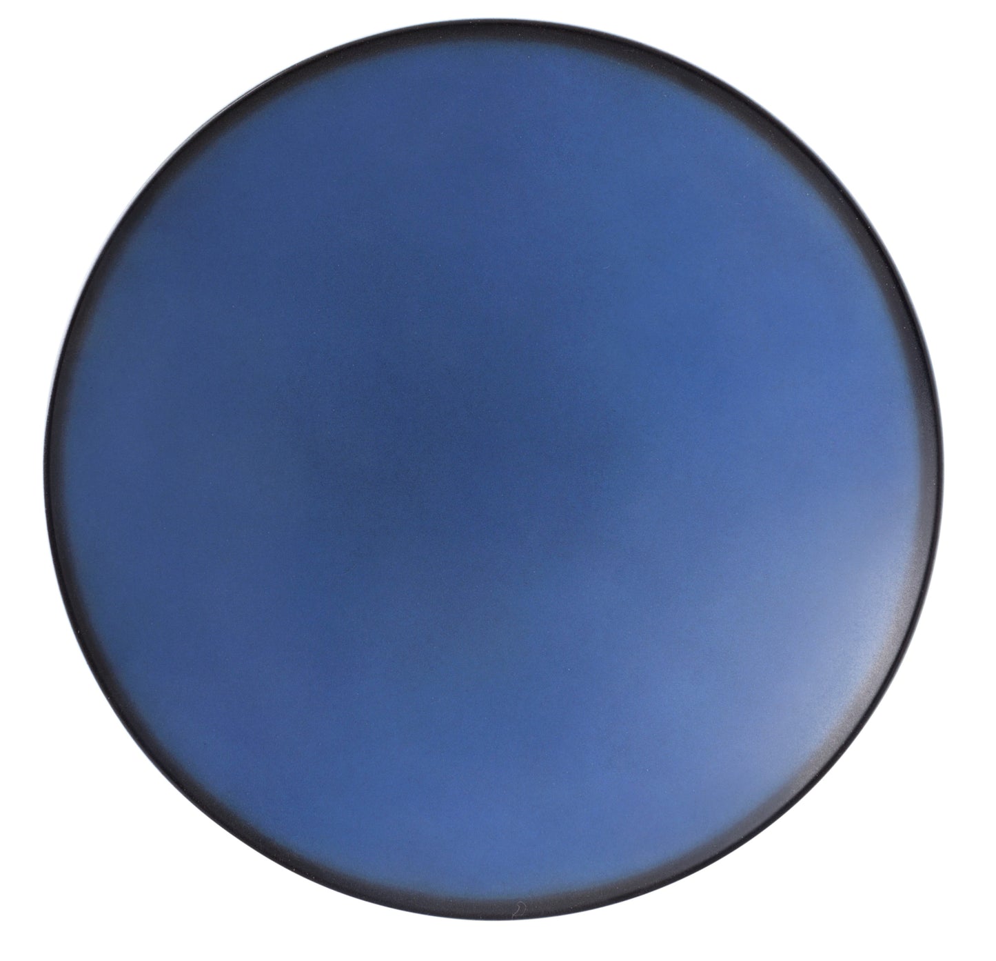 Blaue und weiße Servierschale