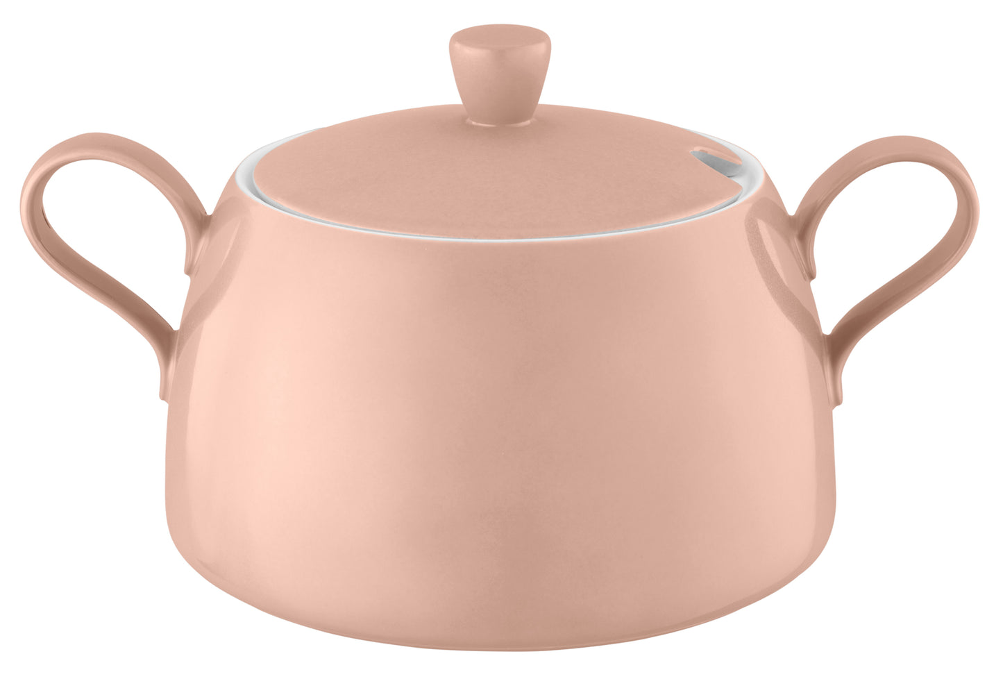Teekanne in Pastellrosa