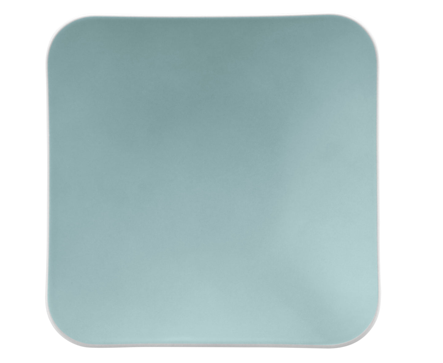 Moderne, leere Porzellanschale, hellblau