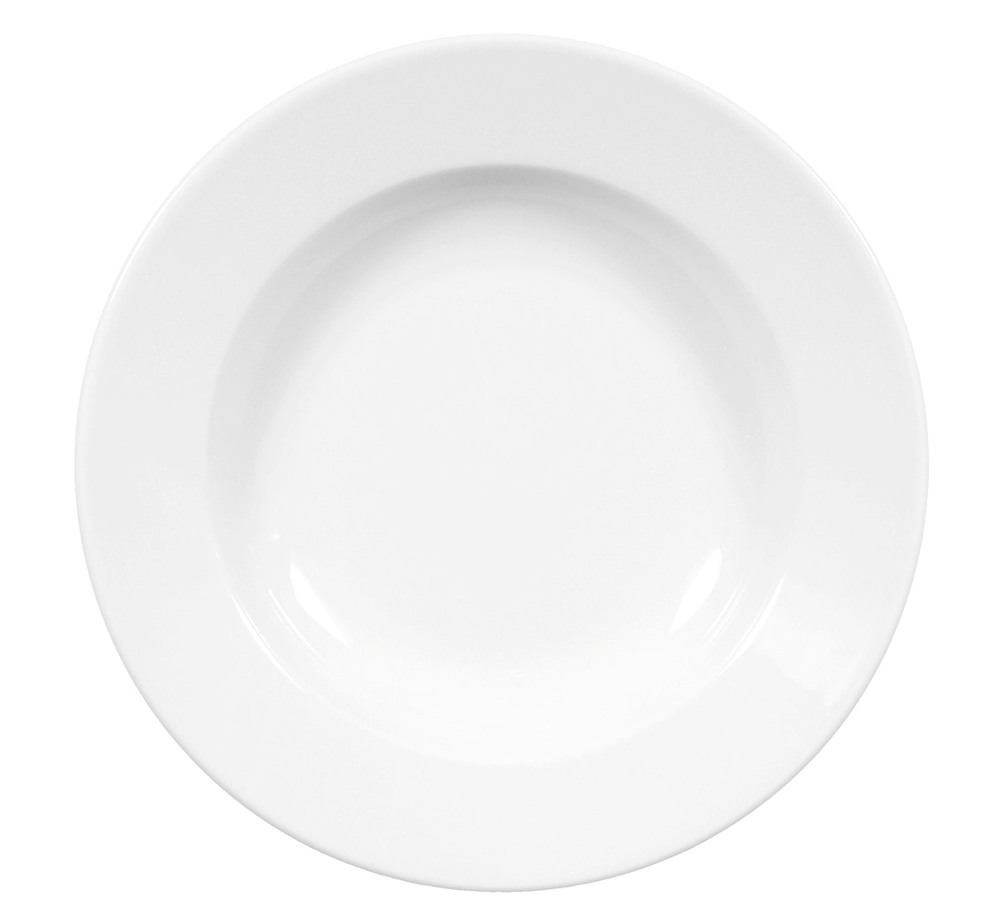 Leerer weißer Gastronomie-Teller, Porzellan