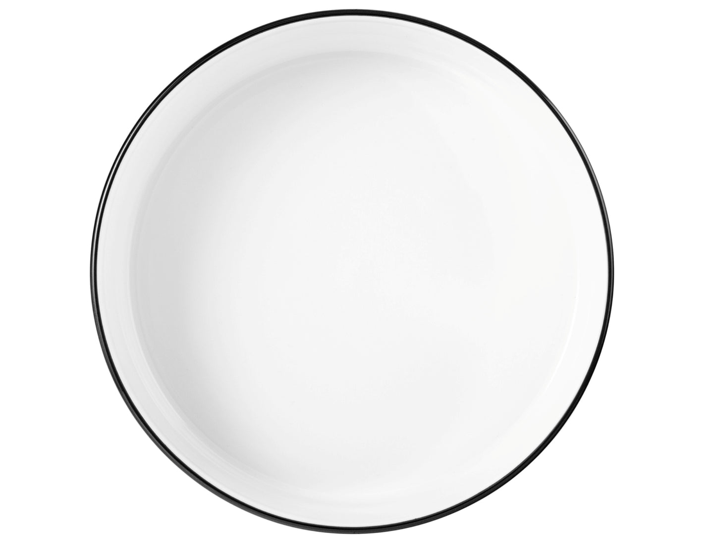 Weiße Schale, schlichtes Gastronomiegeschirr