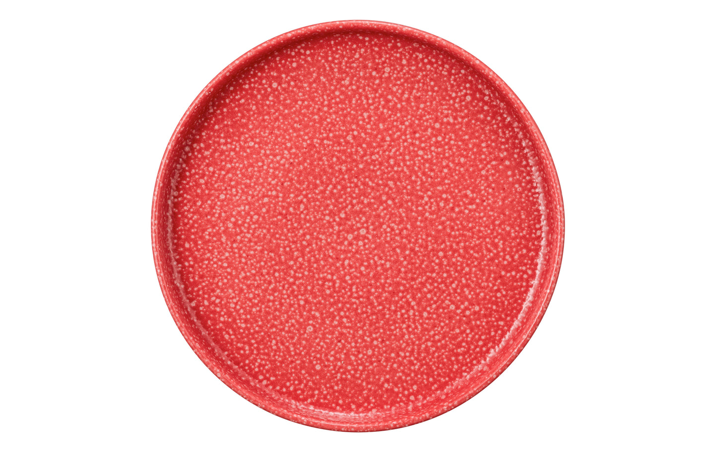 Rote Speiseteller für Gastronomie