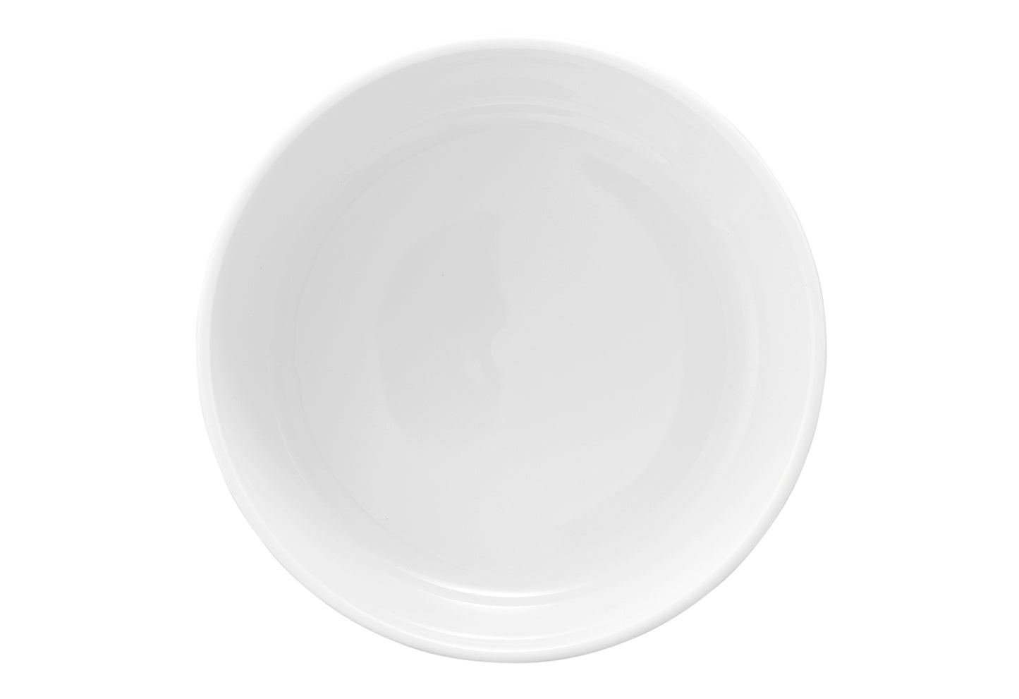 Weiße Schüssel für Gastronomie