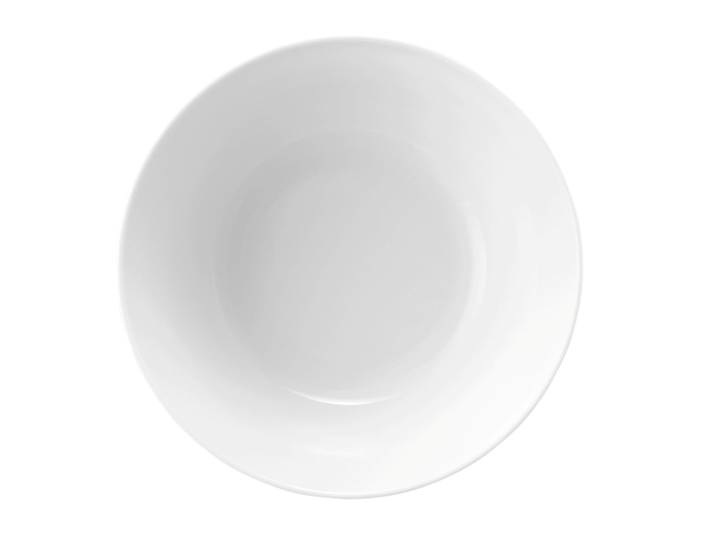 Weiße Schüssel für Gastronomiezwecke