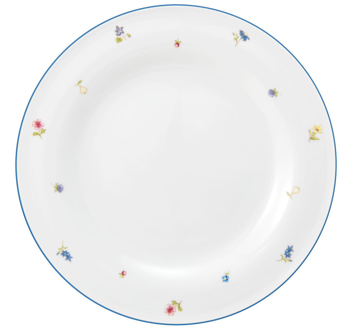 Bunter Teller mit Blumenmuster