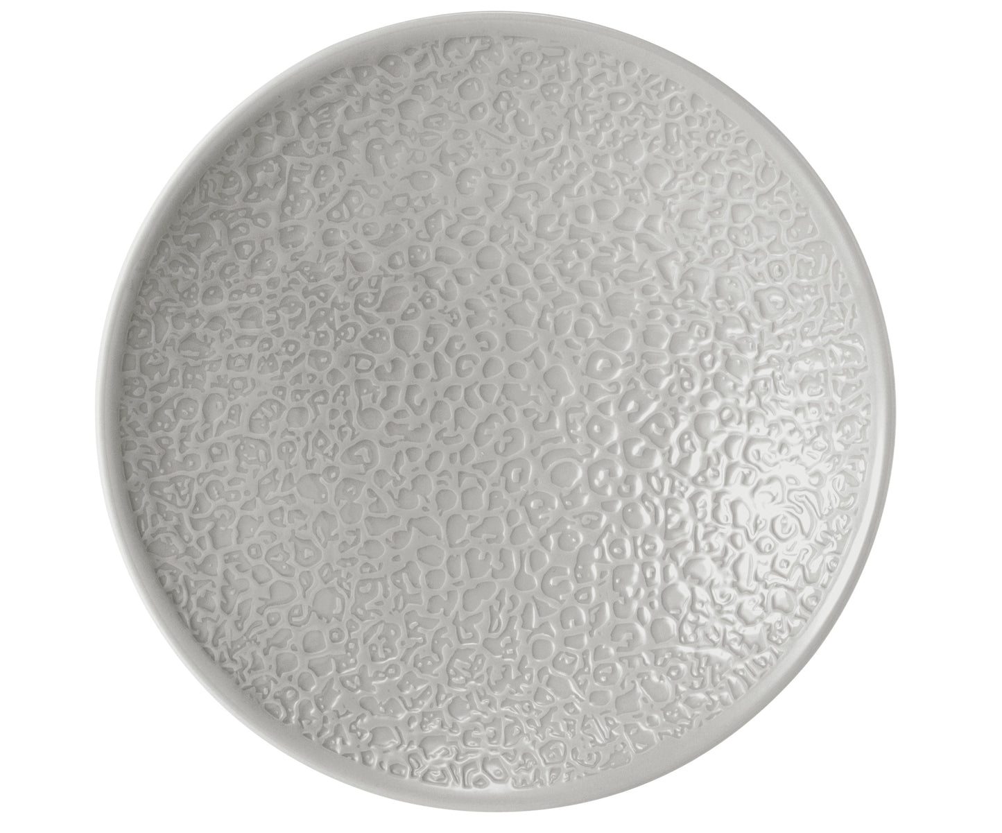 Weiße Schale mit Muster innen