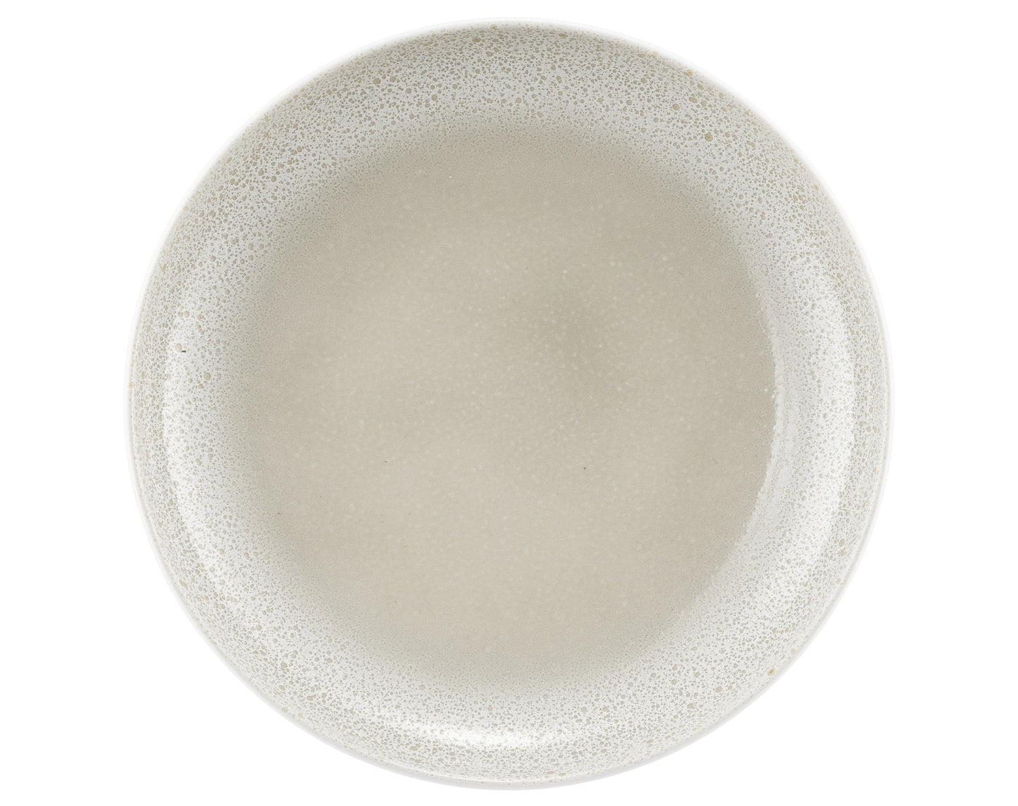 Weiße Schale mit Muster innen